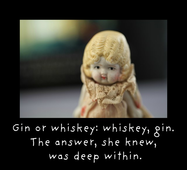 gin and whiskey