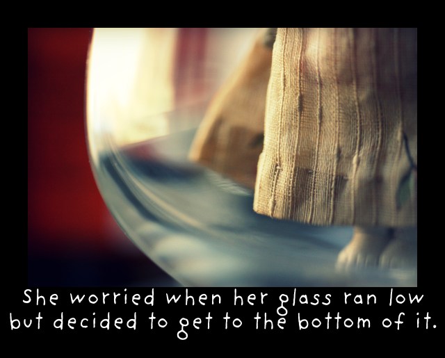 the bottom of it wine glass claudia