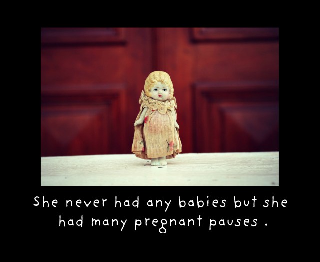 pregnant pauses card crop claudia