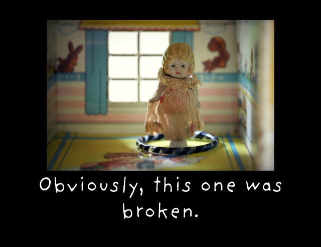 obviously, this one was broken hoop claudia