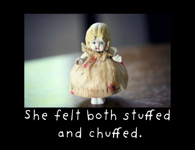 stuffed and chuffed framed card