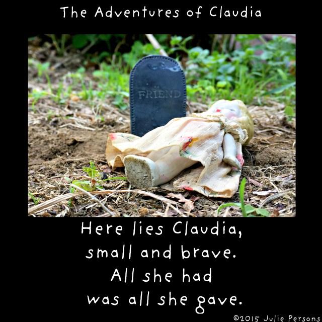 Claudia headstone epitaph instagram