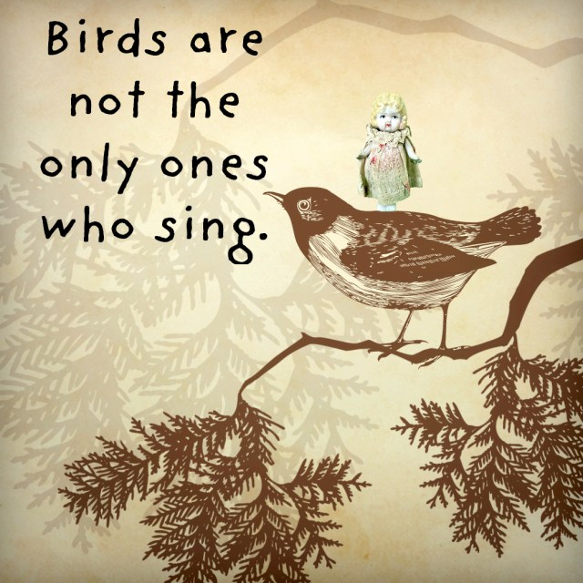 Claudia Little Bird square text