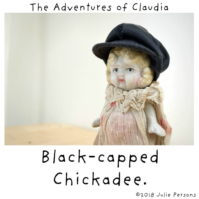 Claudia black beret square chickadee instagram crop