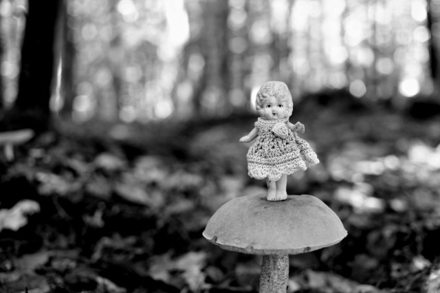 Claudia fungi black white 33